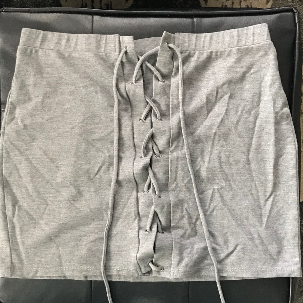 Gray skirt